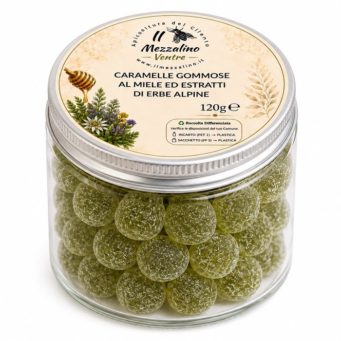 Caramelle Gommose alle Erbe Alpine
